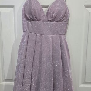 Darling Lavender Evening Dress